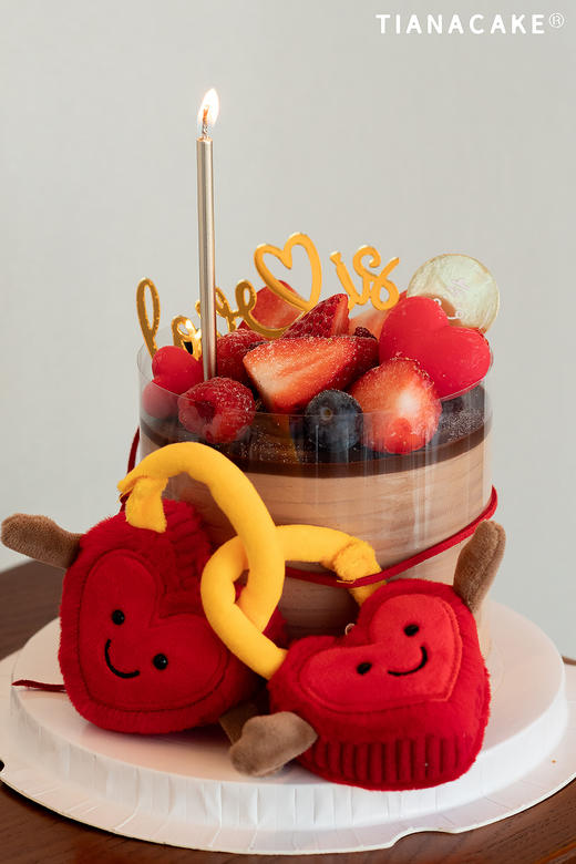❤️心锁蜜语♥️（4寸草莓巧克力） 商品图3