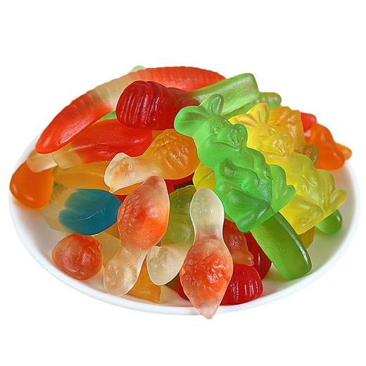 【酸甜好滋味❗️多味水果软糖】Q弹美味好吃不腻，口感细腻醇正，粒粒饱满有营养丰富，果汁软糖各种软糖L 商品图3