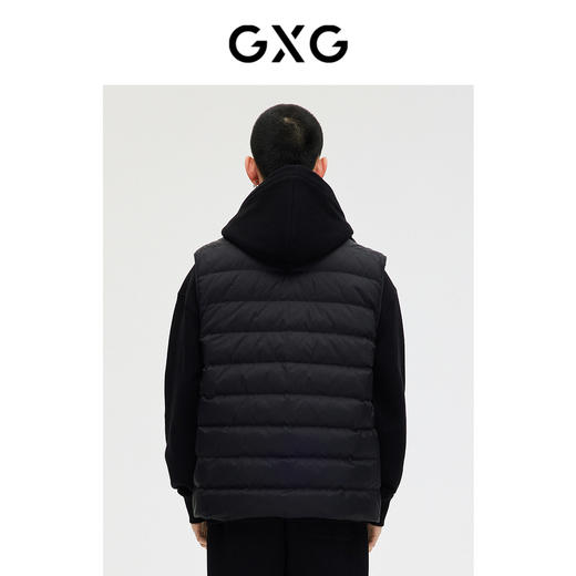 GXG男装   少年时代系列黑色简约基础马甲 春季热卖 商品图3