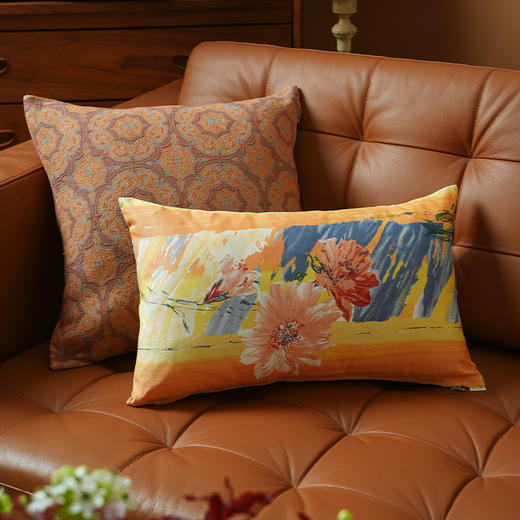 写意系列长条沙发靠包抱枕法式床头夹腿睡觉客厅轻奢高级感可拆洗 商品图3