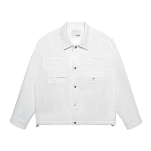 GXG男装 轻生活系列白色简约夹克外套   春季热卖夹克 商品图4