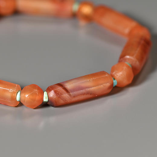 西亚高古红玛瑙+绿松石手串 商品图6