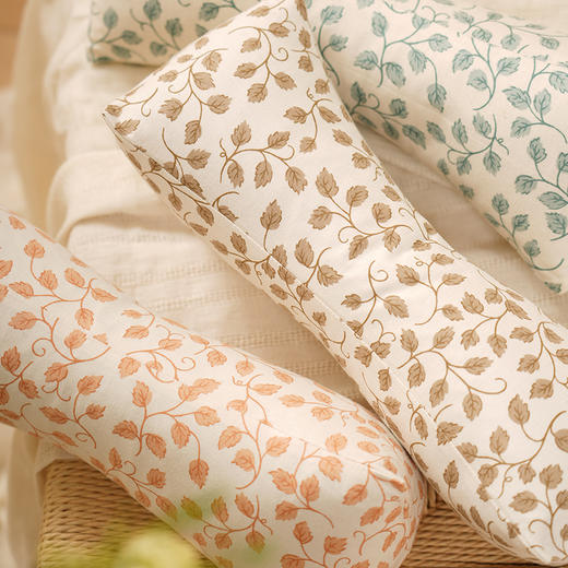 藤蔓系列三角颈椎枕荞麦壳枕头成人单人睡眠护颈椎睡觉专用纯棉高端 商品图5