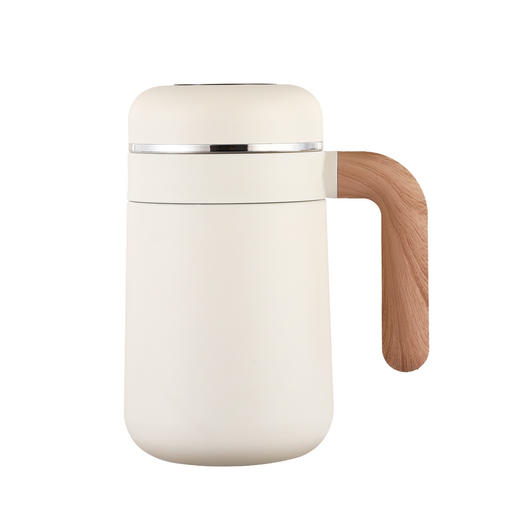 【智能温显316不锈钢保温杯】男女办公室咖啡杯带手柄 茶水分离泡茶杯  情人节l 商品图4