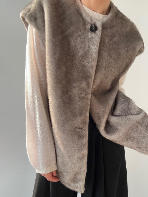 LCM｜Midnight patrol VEST [ 仿皮草 ] 【定制尺码加收10%定制费】 商品图0