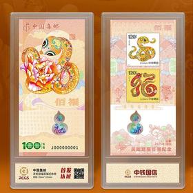 《灵蛇送福》2025年生肖蛇钞券限量版套装