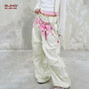 BJHG不计后果休闲阔腿裤女款夏季潮牌新款宽松裤子美式印花伞兵裤 商品缩略图2