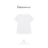 COCO ZONE 2025经典简约薄款V领显瘦短袖T恤CD1A0134 商品缩略图3