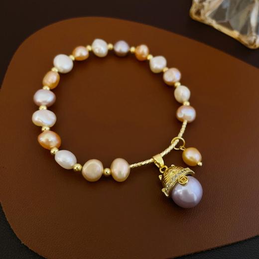 OLEVO 新年招财猫珍珠手链 商品图4