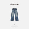 COCO ZONE 100棉美式复古水洗直筒牛仔裤ACD1A0001 商品缩略图0