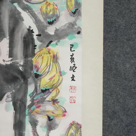 林顺文《花鸟之二》国画35CM*67CM约2平尺手绘纸本宣纸作品【原作编号GH0416】 商品图3