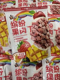 熊三岁 缤纷果肉丁348g   4897122142703