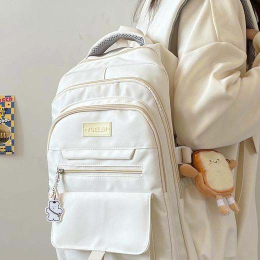 【下单即送挂件❗️日系高颜值双肩包】采用尼龙材质，耐磨耐脏一擦即干净，双肩透气肩带，不勒肩膀 肩感舒适，中小学生新款卡通可爱ins风，开学季大容量包包L 商品图1