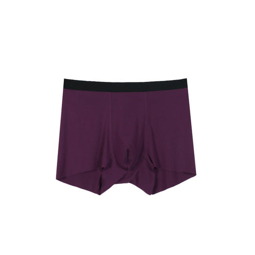 断色断码！官网199/条 爱mu同款120支莫代尔幻彩男士平角内裤 大空间高弹无痕一片式全包臀四角裤底裤 商品图5