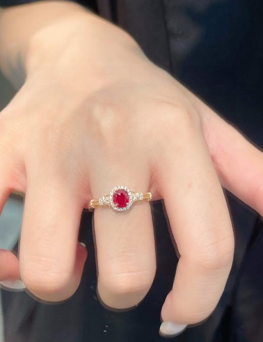 1.12ct刻面红宝石戒指 商品图3