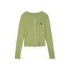 NEELLY纳俪商场同款春季新款显白霜绿色针织衫女显瘦百搭外套N25024A04557 商品缩略图3