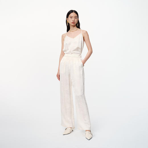 NEELLY纳俪商场同款春季新款吊带背心女内搭上衣新中式花纹设计N25024R04580 商品图2