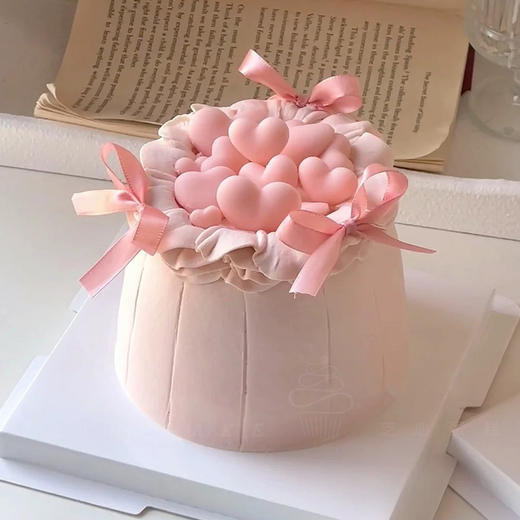 【粉色心愿】4寸永远不想长大的心-水果夹心生日蛋糕 商品图0