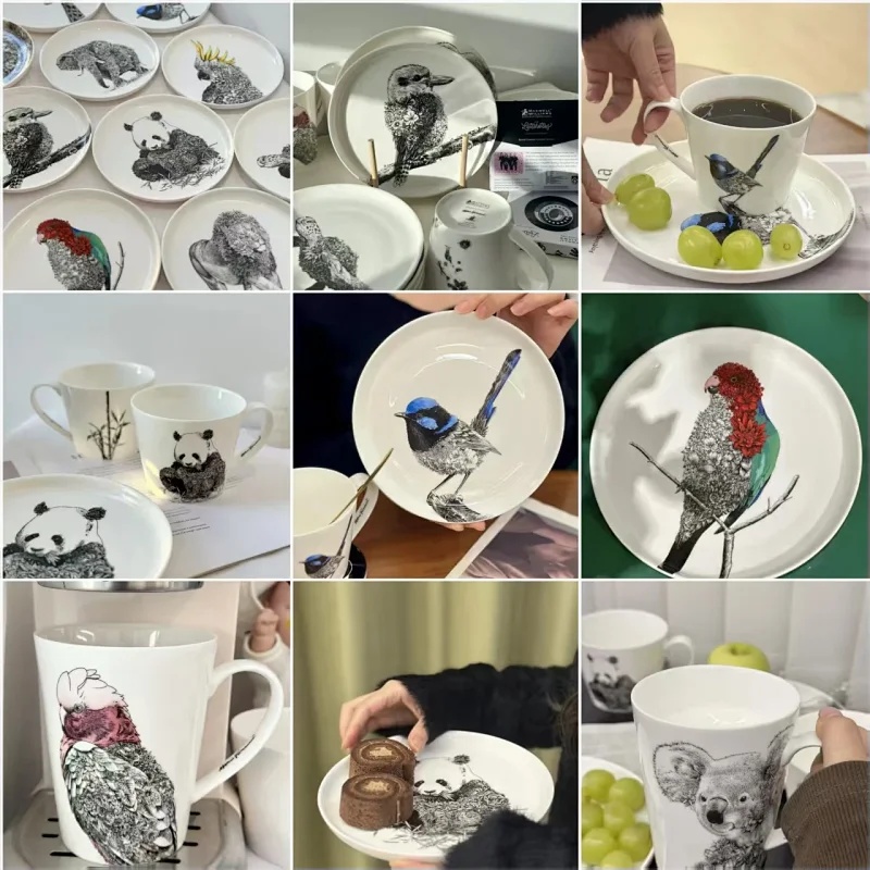 【珍藏之宝❗️速抢】澳大利亚设计师品牌MAXWELL WILLAMS高品种细瓷马克杯、瓷盘钢笔画系列 🔥风靡全球🌎远销超40个国家～国内Z后一批库存现货❗️卖完绝版！高品质耐高温