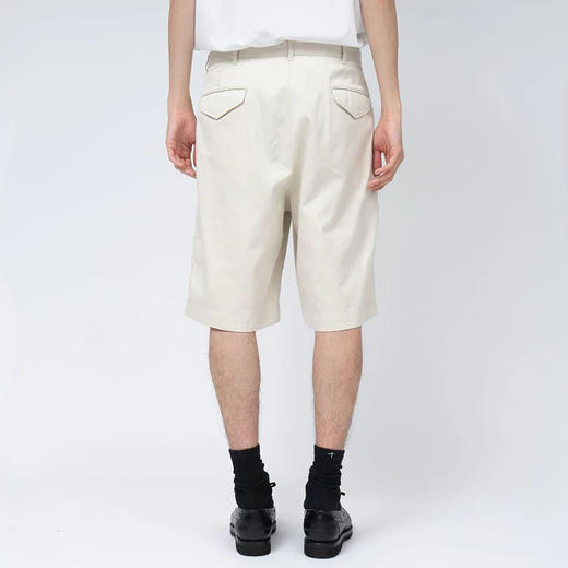 nanamica Double Pleat Chino Shorts男装有机棉混纺宽松廓形短裤 商品图1