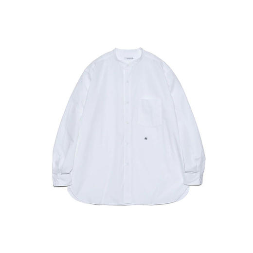nanamica Band Collar Wind Shirt 男女中性款立领按扣长袖衬衫 商品图4