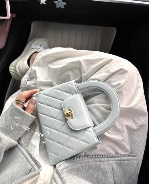 𝟐𝟓𝐜 𝐤𝐞𝐥𝐥𝐲 包-奶油蓝 商品图1