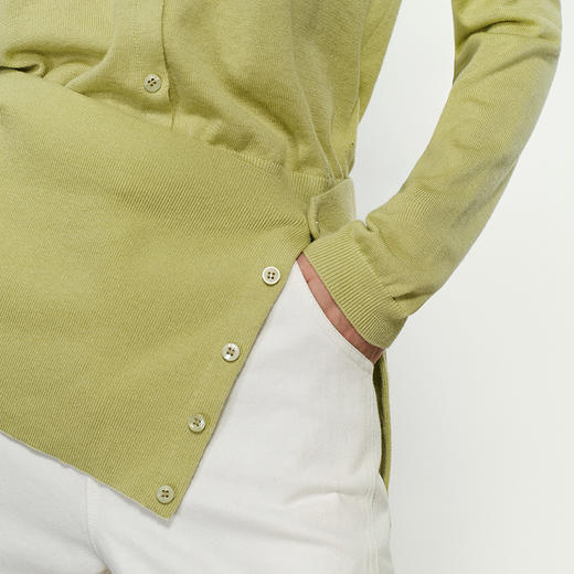 NEELLY纳俪商场同款春季新款时尚个性气质针织衫女显瘦舒适上衣N25022A01066 商品图2