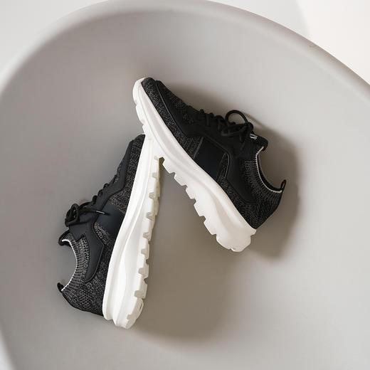 豪麟名鞋奥莱迪嘉男鞋休闲鞋织物DJWTO51MX206黑色  原价1660元 商品图2