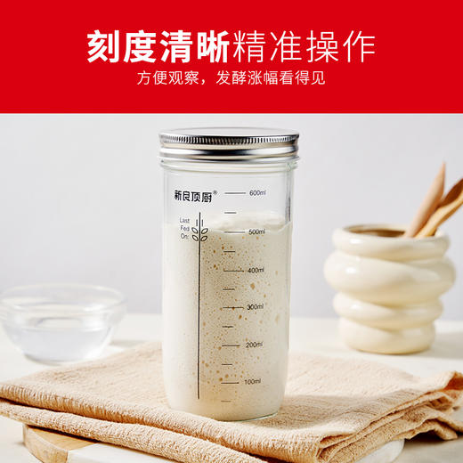 新良顶厨.发酵罐.730ml套装鲁邦波兰种发酵罐酵种培养皿玻璃密封储物罐 商品图1