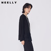 NEELLY纳俪商场同款春季新款莱赛尔长袖衬衫女纯色显瘦衬衣通勤N25024B04584 商品缩略图0
