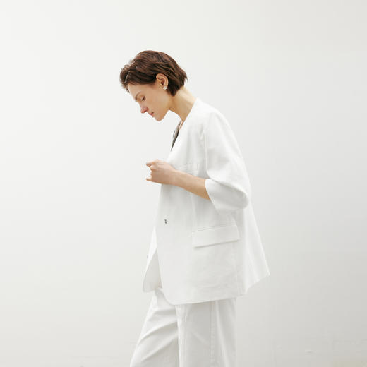 【商场同款】麦檬春秋宽松廓形莱赛尔有里西装5F3110231 商品图4