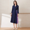 EITIE爱特爱冬季新品高腰修身立体西装拼接优雅连衣裙6507255 商品缩略图4