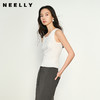NEELLY纳俪商场同款春季新款坑条肌理针织背心女随性修身显瘦上衣N25022A01073 商品缩略图0