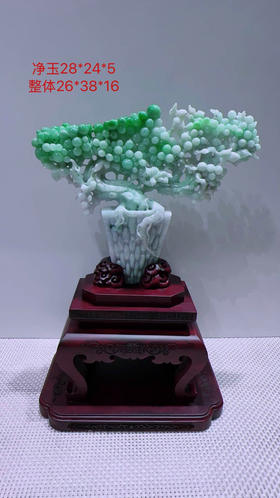 620825翡翠摆件【平安富贵】