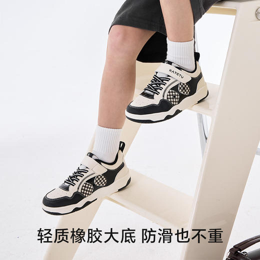 卡特兔儿童板鞋男童2025秋季新品滑板鞋防滑耐磨女童户外跑步鞋 商品图3