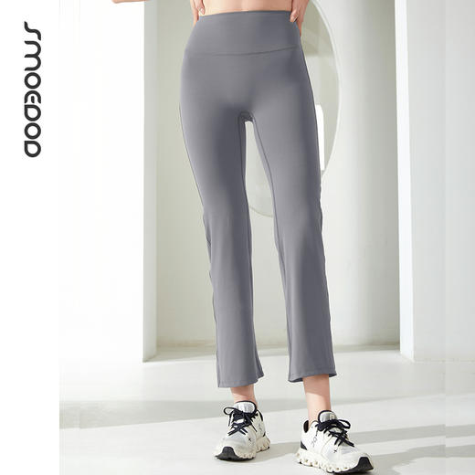 SMOEDOD/水沐伊朵瑜伽烟管裤后腰口袋高弹塑性莱卡面料亲肤吸排6598 商品图1