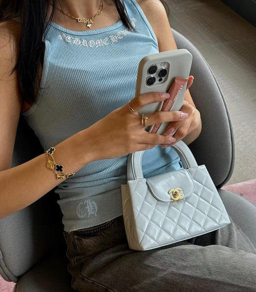 𝟐𝟓𝐜 𝐤𝐞𝐥𝐥𝐲 包-奶油蓝 商品图3