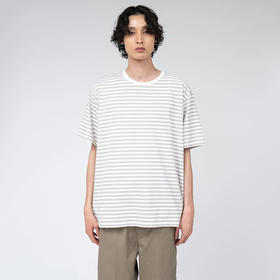 nanamica COOLMAX Stripe Jersey 男女中性款透气干爽条纹短袖T恤