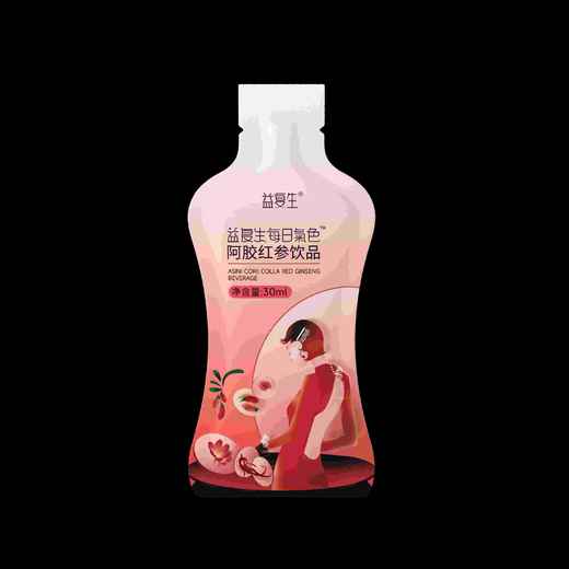 益复生每日气色阿胶红参饮品30ml*10袋 商品图2