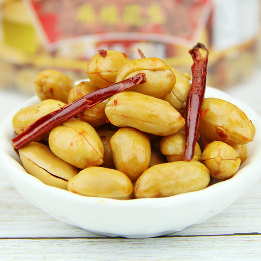 兴盛德麻辣花生罐装325g 商品图2