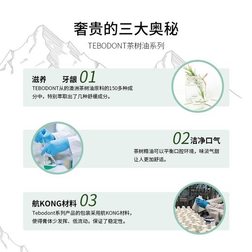 【卢璐说专属】瑞士Dr.Wild怀尔德— 抛光去渍 | 钻石粉亮白 | 茶树油清新 | 多肽抗敏   功效性牙膏75ml 专注牙齿美白持久清新 商品图9