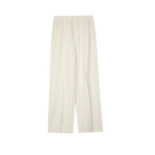 NEELLY纳俪商场同款春季新款简约通勤直筒休闲裤女百搭针织长裤N25024H04565 商品图3