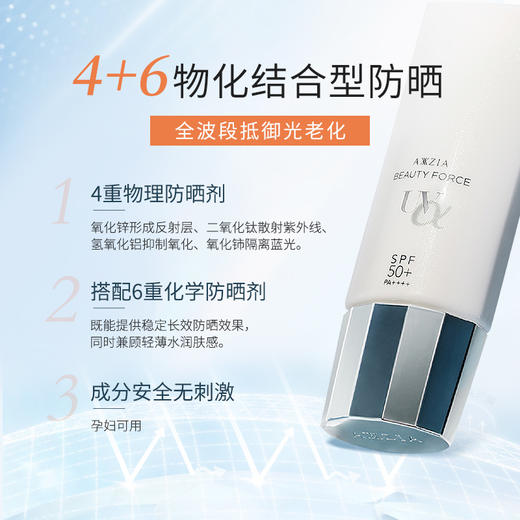日本AXXZIA晓姿防晒隔离乳霜 清爽户外防紫外线孕妇痘痘过敏SPF50 商品图1