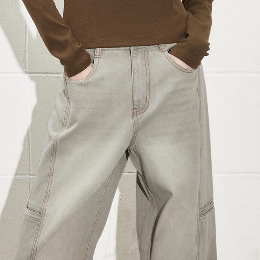 【商场同款】麦檬春秋牛仔长裤4F3250611 商品图3