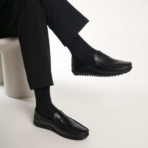 豪麟名鞋奥莱迪嘉男鞋商务鞋牛皮革DJMMO51MS207黑色  原价1660元 商品图1