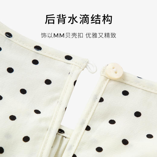 【商场同款】麦檬春秋花苞袖型衬衫小上衣5F8223011 商品图3