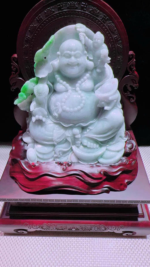 620828翡翠摆件【佛祖 大日如来】 商品图4