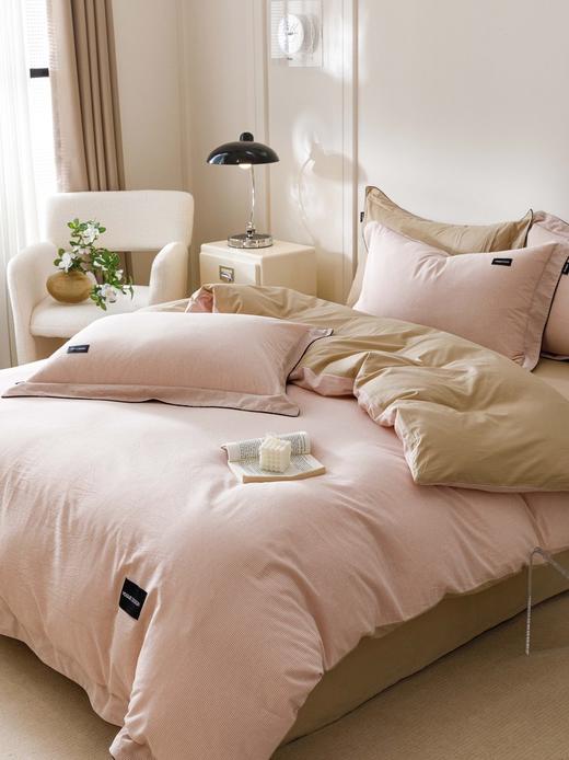 春夏色织全棉水洗棉大提花四件套  超柔软糯透气全棉套件 商品图1