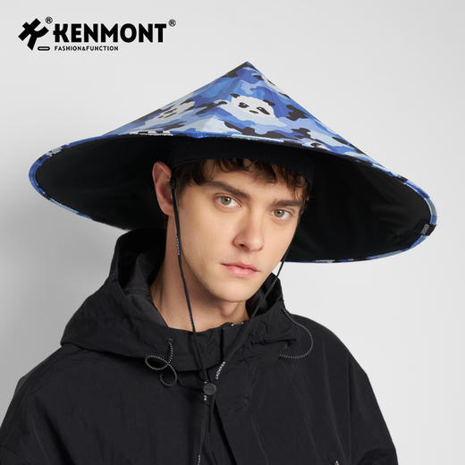 卡蒙晴雨两用黑胶防晒帽帽头戴式可折叠伞帽户外遮阳KM-6168/6127/6126 商品图8