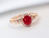 1.12ct刻面红宝石戒指 商品缩略图2